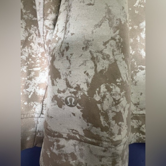 Lululemon City sweat Hoodie Pullover Tie Dye green Men's Size S - Picture 7 of 9